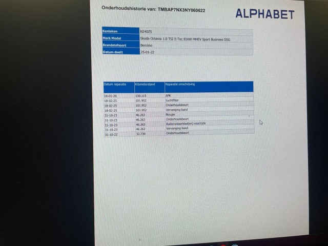 SKODA OCTAVIA 1.0 e-TSI Sport Business Automaat - , Autobedrijf Zieleman, Nieuwleusen