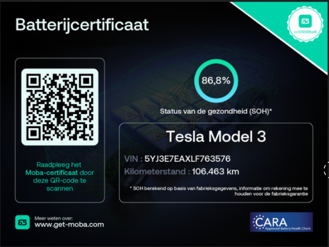TESLA MODEL 3 Standard RWD Plus 60 kWh - , Autobedrijf Zieleman, Nieuwleusen