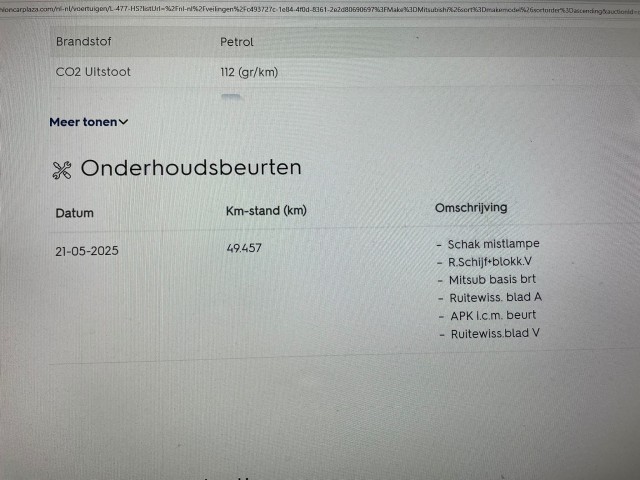 MITSUBISHI SPACE STAR 1.2 Cool+ - , Autobedrijf Zieleman, Nieuwleusen