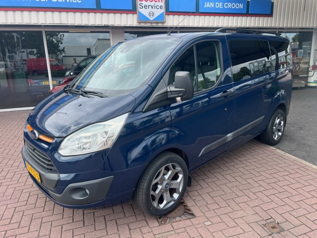 FORD TRANSIT CUSTOM 2.2 TDCI TREND Dubbel Cabine Airco Trekhaak #NIEUWEAPK, Autobedrijf Jan de Croon b.v., TWELLO