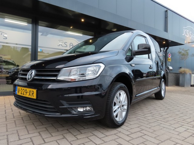 VOLKSWAGEN CADDY 2.0 TDI DSG Highline Airco Cruise Pdc Zwart 2019, JCS Auto's, Zuid-Beijerland