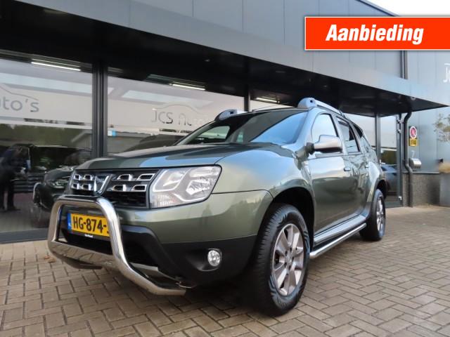 DACIA DUSTER 1.2 TCE 4X2 Prestige Airco Leder Trekhaak 2015, JCS Auto's, Zuid-Beijerland