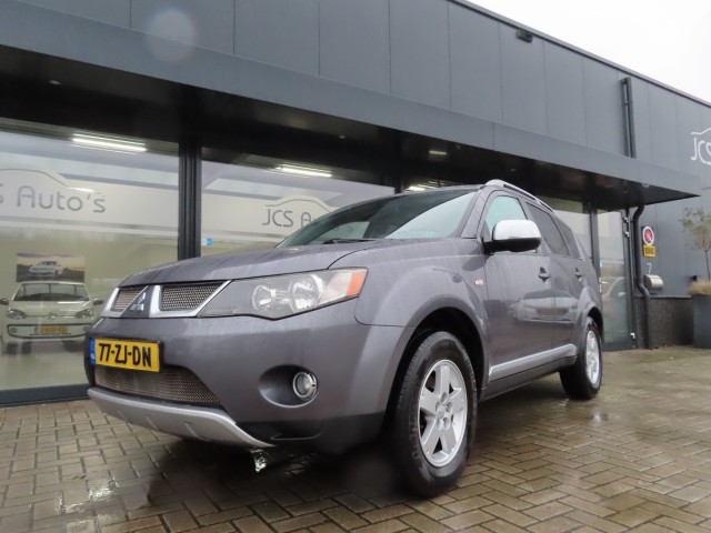 MITSUBISHI OUTLANDER 2.4 Intro Edition 2 WD Ecc Leder Trekhaak 2008 , JCS Auto's, Zuid-Beijerland