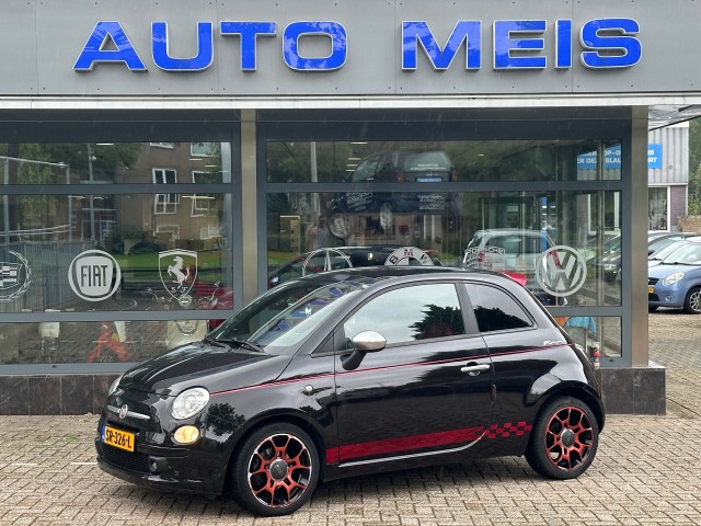 FIAT 500 0.9 TwinAir BlackJack Schuifdak Leder Xenon Clima, Autobedrijf Meis-Jacqx V.O.F., Heerlen