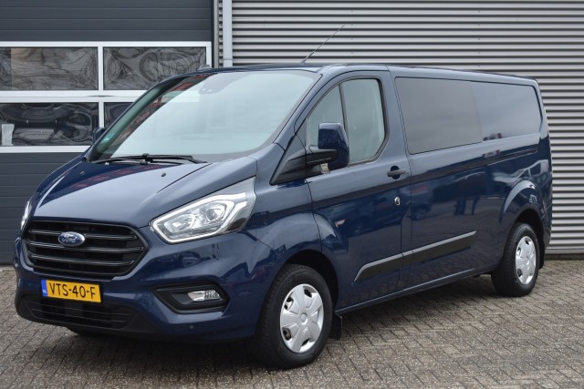 FORD TRANSIT CUSTOM 300 2.0 TDCI L2H1 DUBBEL CABINE / APPLE CARPLAY / TREKHAAK, Grouwstra Personen- en Bedrijfsautos BV, Devente