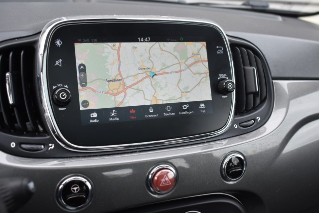 FIAT 500 1.2 LOUNGE / PANO DAK / BLUETOOTH /  CRUISE CONTROLE , Grouwstra Personen- en Bedrijfsautos BV, Deventer