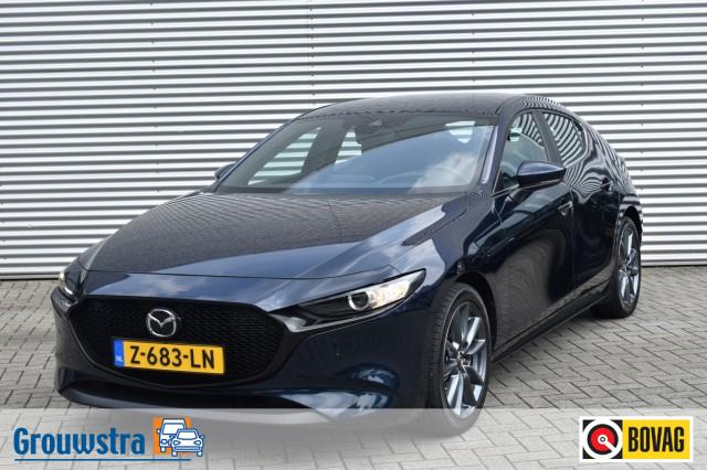 MAZDA 3 2.0 E-SKYACTIV GM HYBRID 150 / ADAP. CRUISE / LED PAKKET / STOEL, Grouwstra Auto`s, Deventer