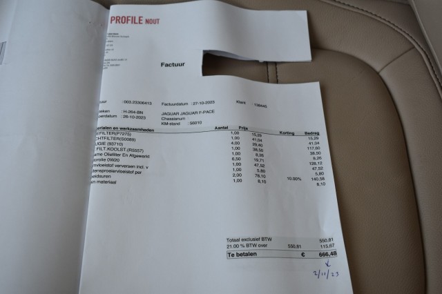 JAGUAR F-PACE 2.0T AWD PRESTIGE / LEDER + STOEL VERW. / P.CAM / ALL SEASON, Grouwstra Auto`s, Deventer