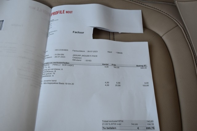 JAGUAR F-PACE 2.0T AWD PRESTIGE / LEDER + STOEL VERW. / P.CAM / ALL SEASON, Grouwstra Auto`s, Deventer