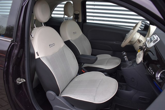 FIAT 500 0.9 TWIN-AIR T LOUNGE / P.SCHUIF/DAK / PDC / APPLE/ANDROID AUTO, Grouwstra Auto`s, Deventer