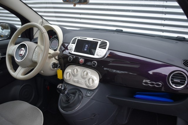 FIAT 500 0.9 TWIN-AIR T LOUNGE / P.SCHUIF/DAK / PDC / APPLE/ANDROID AUTO, Grouwstra Auto`s, Deventer