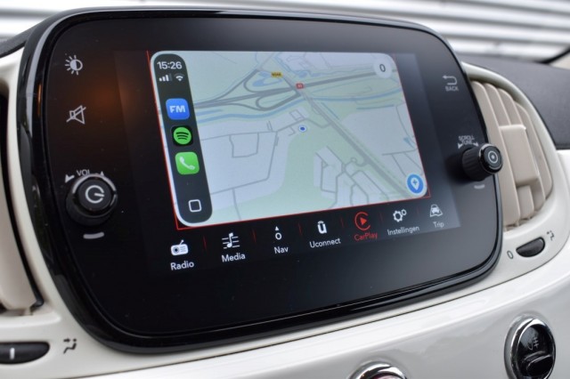 FIAT 500 1.0 HYBRID LOUNGE / NAVI / PDC / APLLE/ANDROID AUTO, Grouwstra Auto`s, Deventer