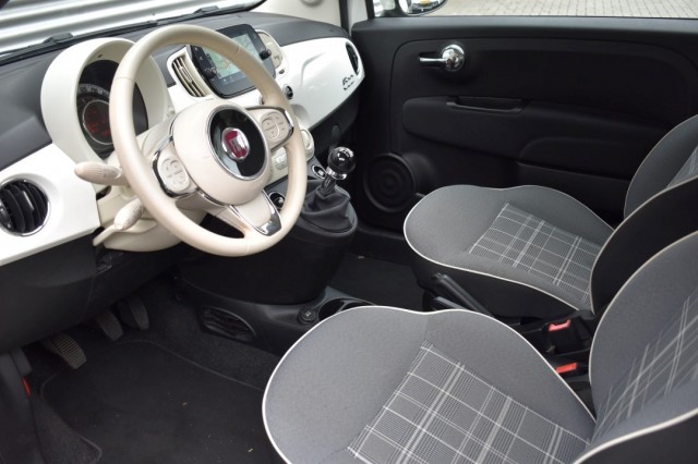 FIAT 500 1.0 HYBRID LOUNGE / NAVI / PDC / APLLE/ANDROID AUTO, Grouwstra Auto`s, Deventer