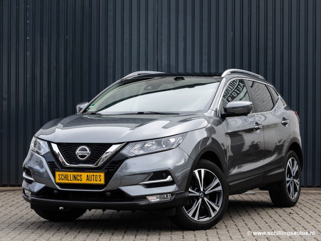 NISSAN QASHQAI 1.2 N-CONNECTA automaat Panoramadak Navi Camera 360 56000km!, Schillings Auto's, Cadier en keer