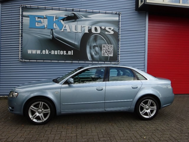 AUDI A4 1.8T Automaat S-Line Sport-Leder, Navi, bi-Xenon, PDC, Keurig !, EK Auto's, Hoogeveen