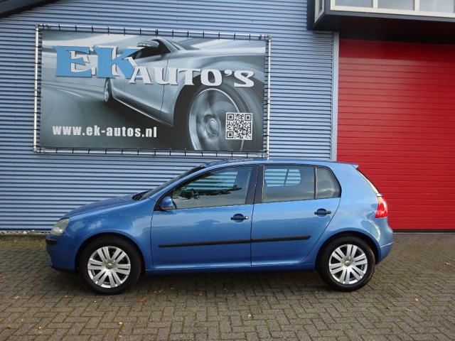 VOLKSWAGEN GOLF Type 5. 1.4 16V 5-deurs, ECC, Cruise, LM, APK 07-'17 2e eig, EK Auto's, Hoogeveen