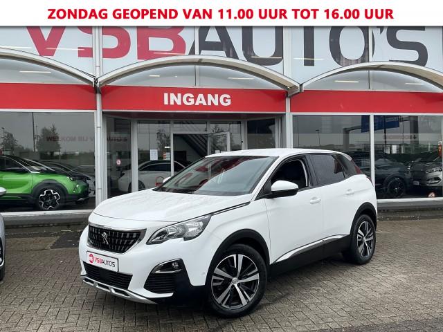 PEUGEOT 3008 1.2 PURETECH AUT. ALLURE 130PK HALF-LEER LED NAVIGATIE AIRCO LMV, VSB Auto's, WAALWIJK