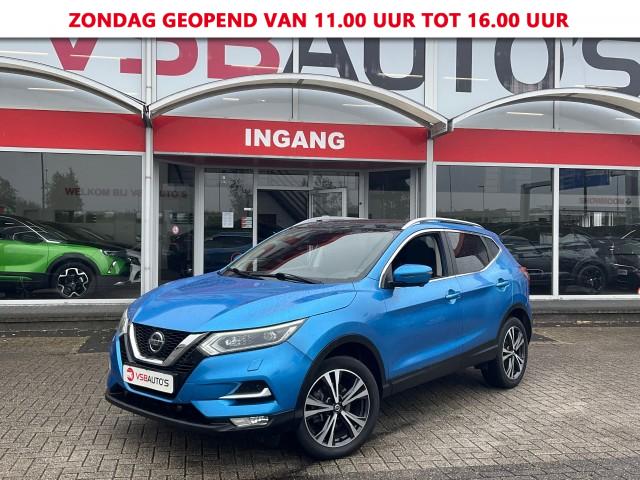 NISSAN QASHQAI 1.3 DIG-T TEKNA 140PK LED NAVI PANO-DAK 360-CAMERA AIRCO LMV PDC, VSB Auto's, WAALWIJK