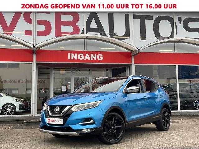 NISSAN QASHQAI 1.3 DIG-T N-MOTION 160PK AUT. LED NAVI PANO-DAK CAMERA AIRCO LMV, VSB Auto's, WAALWIJK