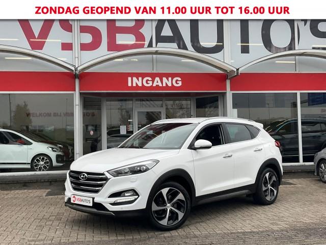 HYUNDAI TUCSON 1.6 TGDI 4WD AUT. 177PK LEER LED NAVI TREKHAAK CAMERA AIRCO , VSB Auto's, WAALWIJK