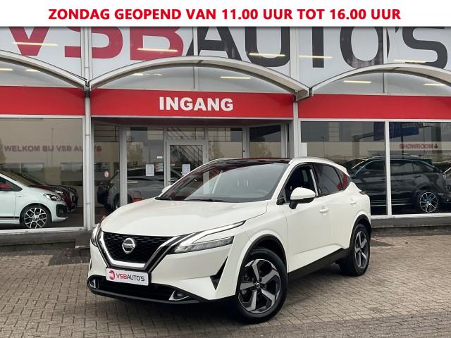 NISSAN QASHQAI 1.3 DIG-T AUT. 158PK MHEV TEKNA+ LEER NAVI PANO-DAK AIRCO LMV PD, VSB Auto's, WAALWIJK