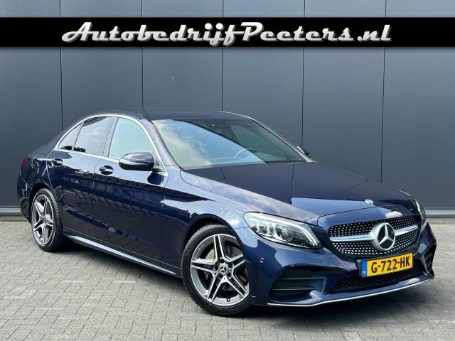 MERCEDES-BENZ C-KLASSE C 200 AMG Aut9 Facelift Leder Comand Sfeerlicht E.trekhaak, Autobedrijf Peeters, Neer