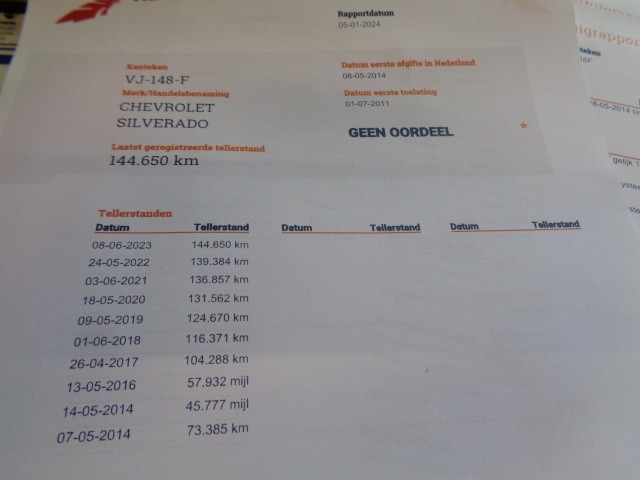 CHEVROLET SILVERADO Pickup 205 euro wegenbelasting per kwartaal Autoservice van Hout, 5735 GX Aarle Rixtel