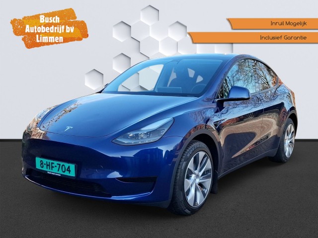 TESLA MODEL Y 33.000 km, in Nieuwstaat. 150 KW, 455 km Bereik, Leder, Pano, Autopilot, Nav, enz. , Busch Autobedrijf bv, LIMMEN