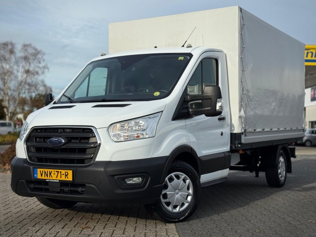 FORD TRANSIT 2.0 TDCI PICK-UP OPEN LAADBAK MET HUIF, Autobedrijf Schuurhuis, Ommen