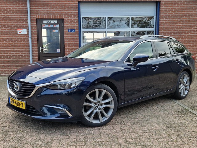 MAZDA 6 Sportbreak 2.0 SkyActiv-G 165 Skylease GT NL-auto Navi Leer Haak, Autobedrijf Beekman, Liessel