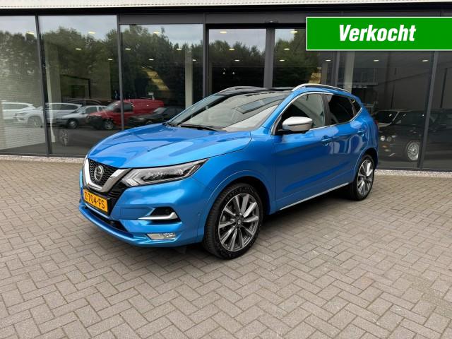 NISSAN QASHQAI 1.3 DIG-T TEKNA +,LED,Pano,Leer,Memory,360 cam,Carplay,Keyless, Autobedrijf W. Verstappen, Uden