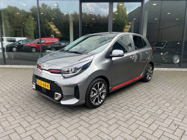 KIA PICANTO 1.0 DPI GT-SportLine, Leer,Stoel Stuurverw,Clima,Navi,Cruise, Autobedrijf W. Verstappen, Uden