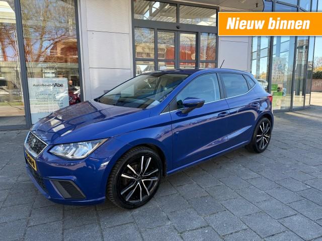 SEAT IBIZA 1.0 TSI ST. BNS INT-5DEURS-LMV-AIRCO-NAVI-LES AUTO RIJKLAAR!!, Autobedrijf Abe, Steenwijk