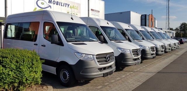 Mobility4all MERCEDES-BENZ SPRINTER Behinderten Transport , autohaus peters , Mobility4All, Deutschland , liegend transport