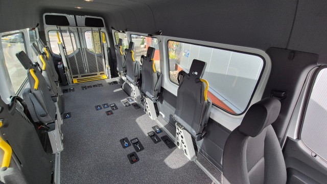 Mobility4all MERCEDES-BENZ SPRINTER Behinderten Transport , autohaus peters , Mobility4All, Deutschland , liegend transport