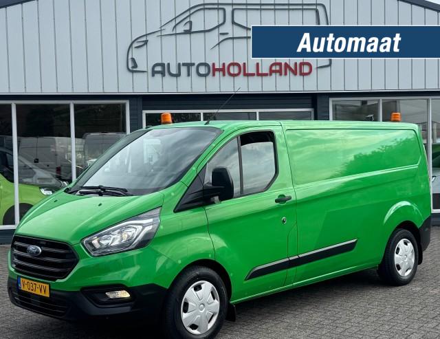 FORD TRANSIT CUSTOM 2.0 TDCI 96KW 131PK L2H1 AUTOMAAT EURO 6 AIRCO/ CRUISE CONTROL/ NAVIGATIE/ 100% DEALERONDERHOUDEN , Autoholl