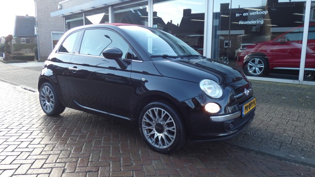 FIAT 500 1.2 CABRIO  / A.C / L.M.V / HALF LEDER / OND.BOEKJES /, Auto Jevi, Velp