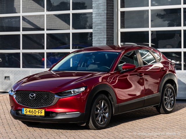 MAZDA CX-30 2.0 e-skyactiv-G M Hybrid , navigatie, camera 24747 km, Autoservice Beek, Elsloo