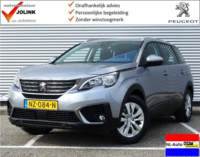 PEUGEOT 5008 130pk Blue Lease Executive I 7-prs I NL-Auto I Android/Apple I  , Automakelaar Jolink, Deventer