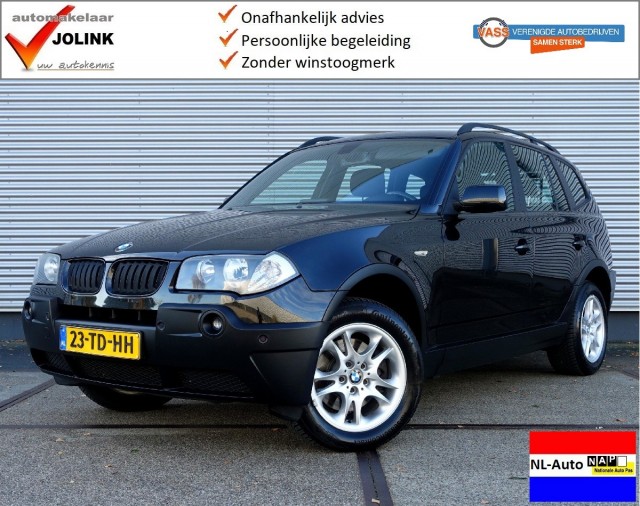 BMW X3 2.0i 16V Executive 4x4 I NL-Auto I Clima I Navi I Cruise I Youngtimer I , Automakelaar Jolink, Deventer