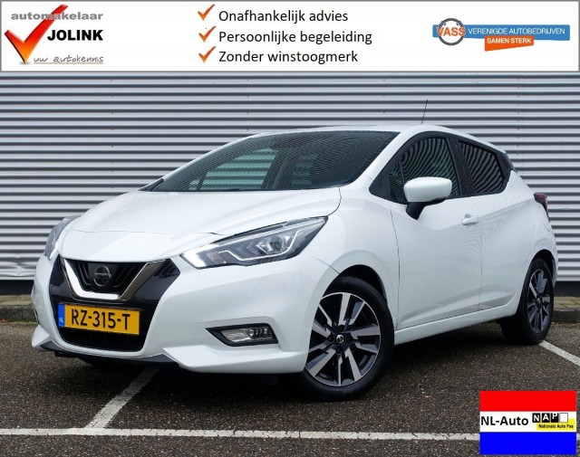 NISSAN MICRA 0.9 IG-T N-Connecta I NL-Auto I 2e eig. I 100% dealer I Clima I LED I, Automakelaar Jolink, Deventer