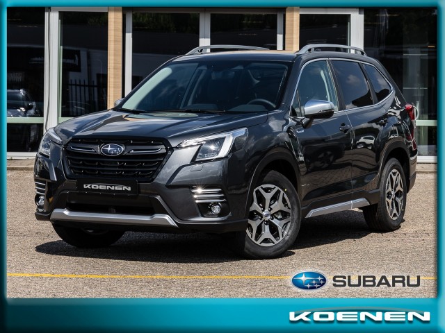 SUBARU FORESTER 2.0 E-Boxer 4WD Automaat  Luxury Grijs kenteken/ Navigatie, Appl, Koenen Autobedrijf BV, Echt