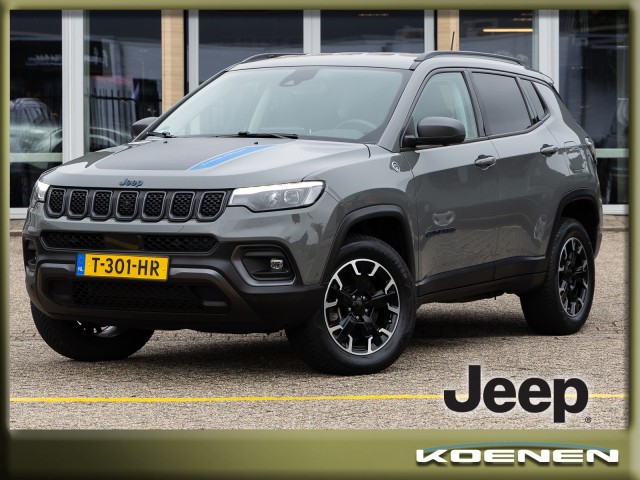 JEEP COMPASS 4xE 240  Autom. 4x4 Trailhawk LEER / ADAPT. CRUISE / NAVI / CAMERA, Koenen Autobedrijf BV, Echt