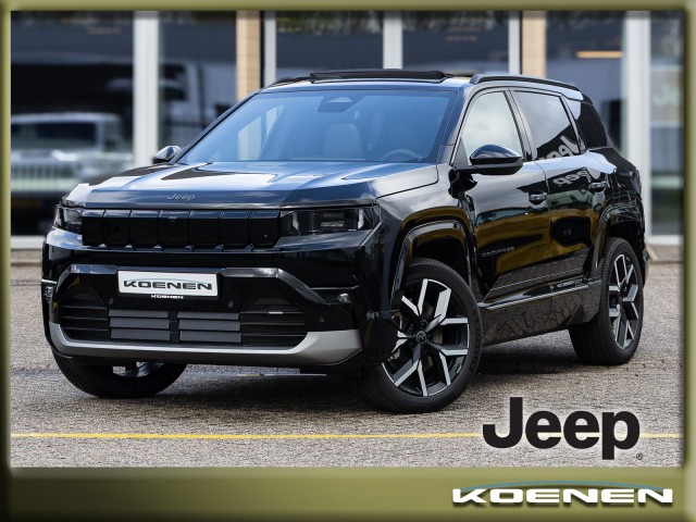 JEEP COMPASS First Edition 74kWh PANO / CONVENIENCE PACK / WARMTEPOMP / 8 JAAR GARANTIE, Koenen Autobedrijf BV, Echt