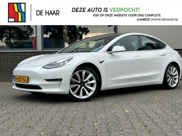 TESLA MODEL 3 Longe Range AWD 75kWh - Panoramadak - Leder - , Autobedrijf de Haar BV, Rijssen