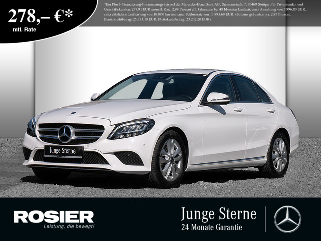 Mercedes-benz C-klasse - C 200 Avantgarde LED+ Navi Kamera Spur+Totw. SHZ