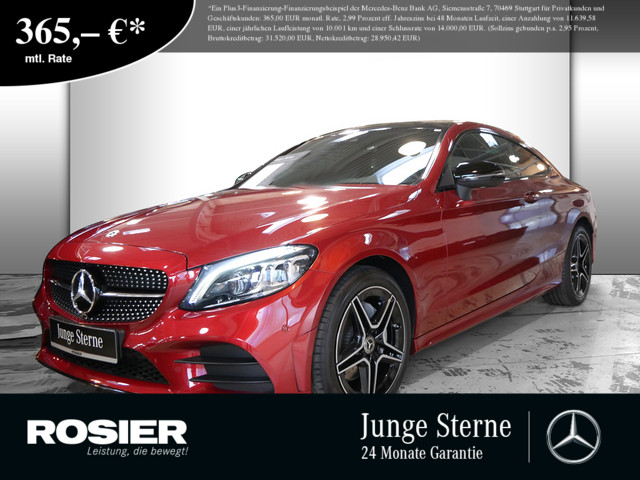 Mercedes-benz C-klasse - C 220 d Coupe AMG Line 4M Multibeam Comand Pano