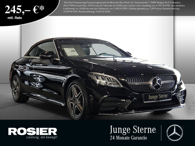 Mercedes-benz C-klasse - C 180 Cabrio AMG Line AHK Navi LED Kam SHZ Airs.