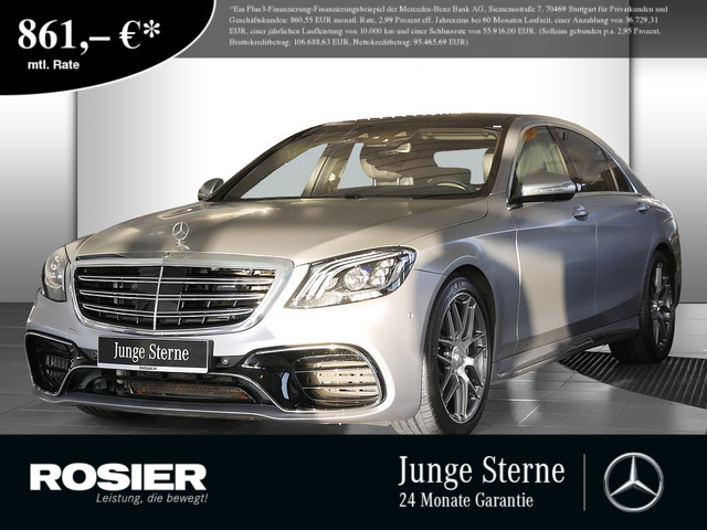 Mercedes-benz S-klasse - S 63 AMG 4M+ L Sonderfarbe Matt Vmax Standhz. Ab