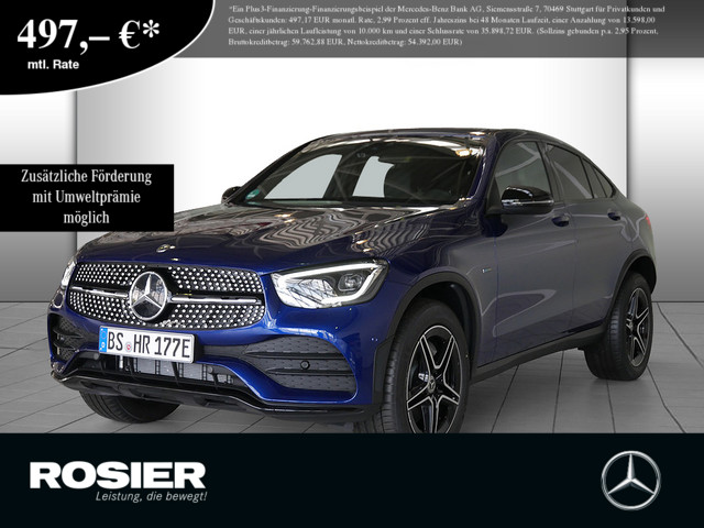 Mercedes-benz Glc-klasse - GLC 300 e Coupe 4M AMG Line KAMERA HGSD NAVI LED
